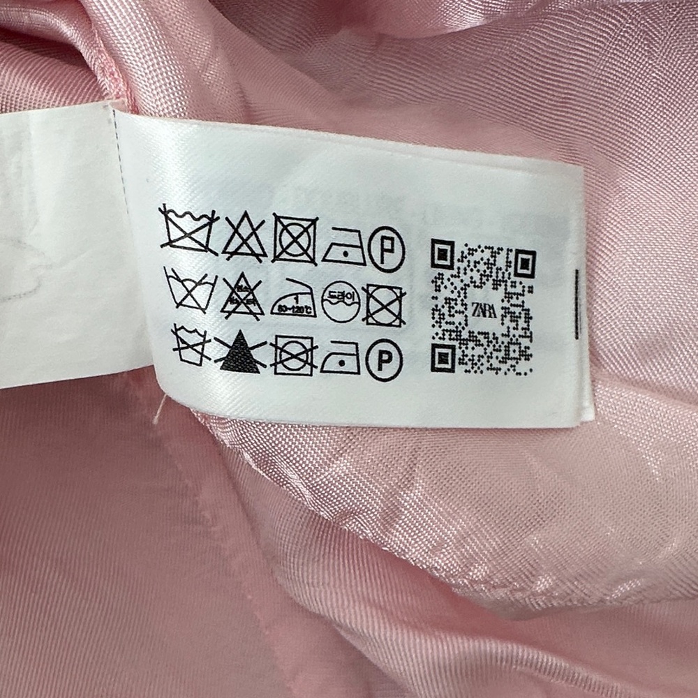 Zara Blush Pink Sleeveless Vest Dress- Size Large - Picture 5 of 7
